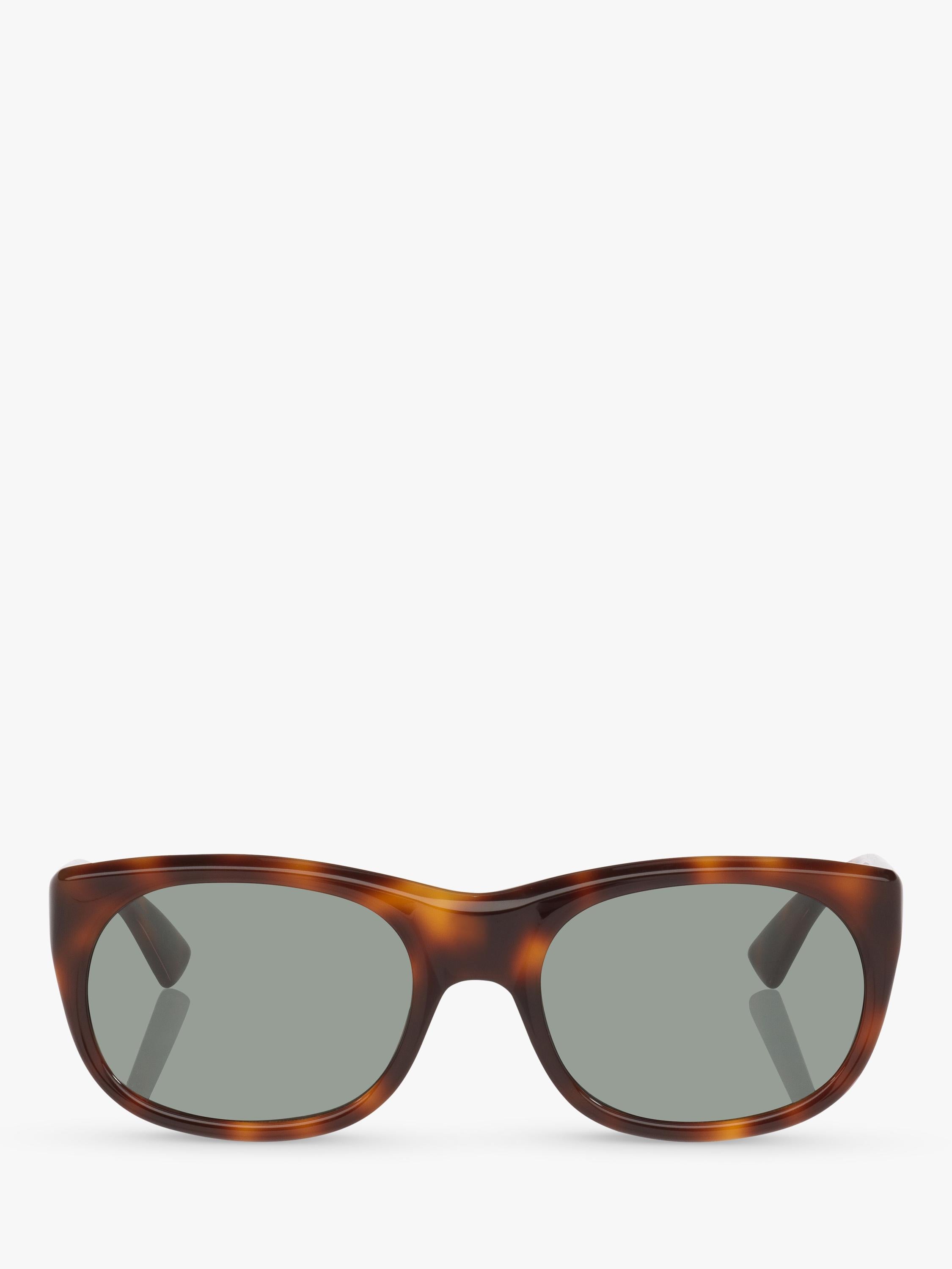 Yves Saint Laurent oval sunglasses in tortoise and brown, UK version