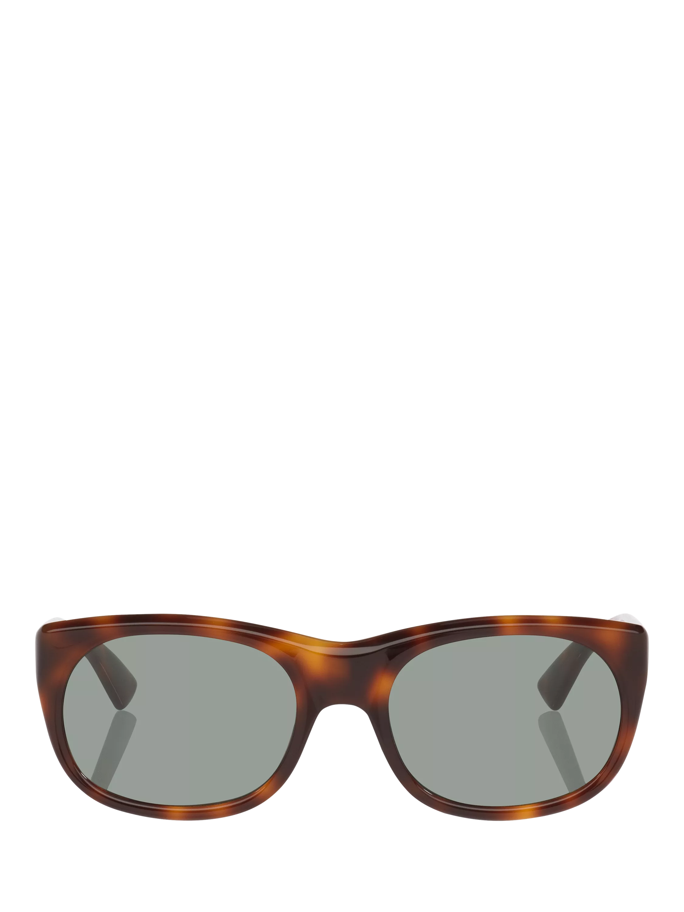 Yves Saint Laurent oval sunglasses in tortoise and brown, UK version