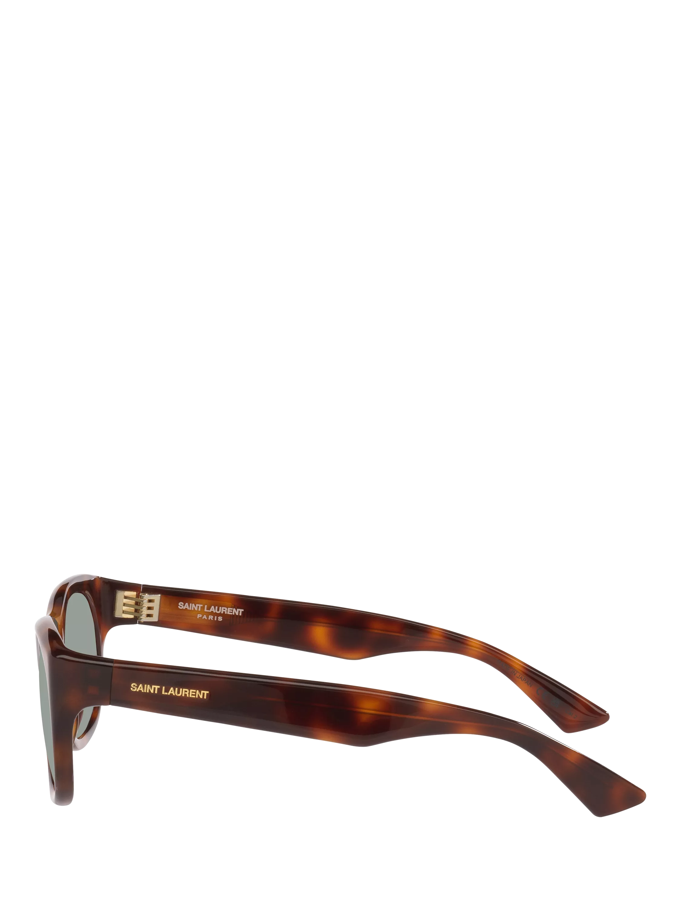 Yves Saint Laurent oval sunglasses in tortoise and brown, UK version