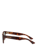 Yves Saint Laurent oval sunglasses in tortoise and brown, UK version