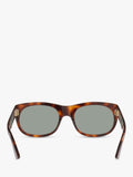 Yves Saint Laurent oval sunglasses in tortoise and brown, UK version