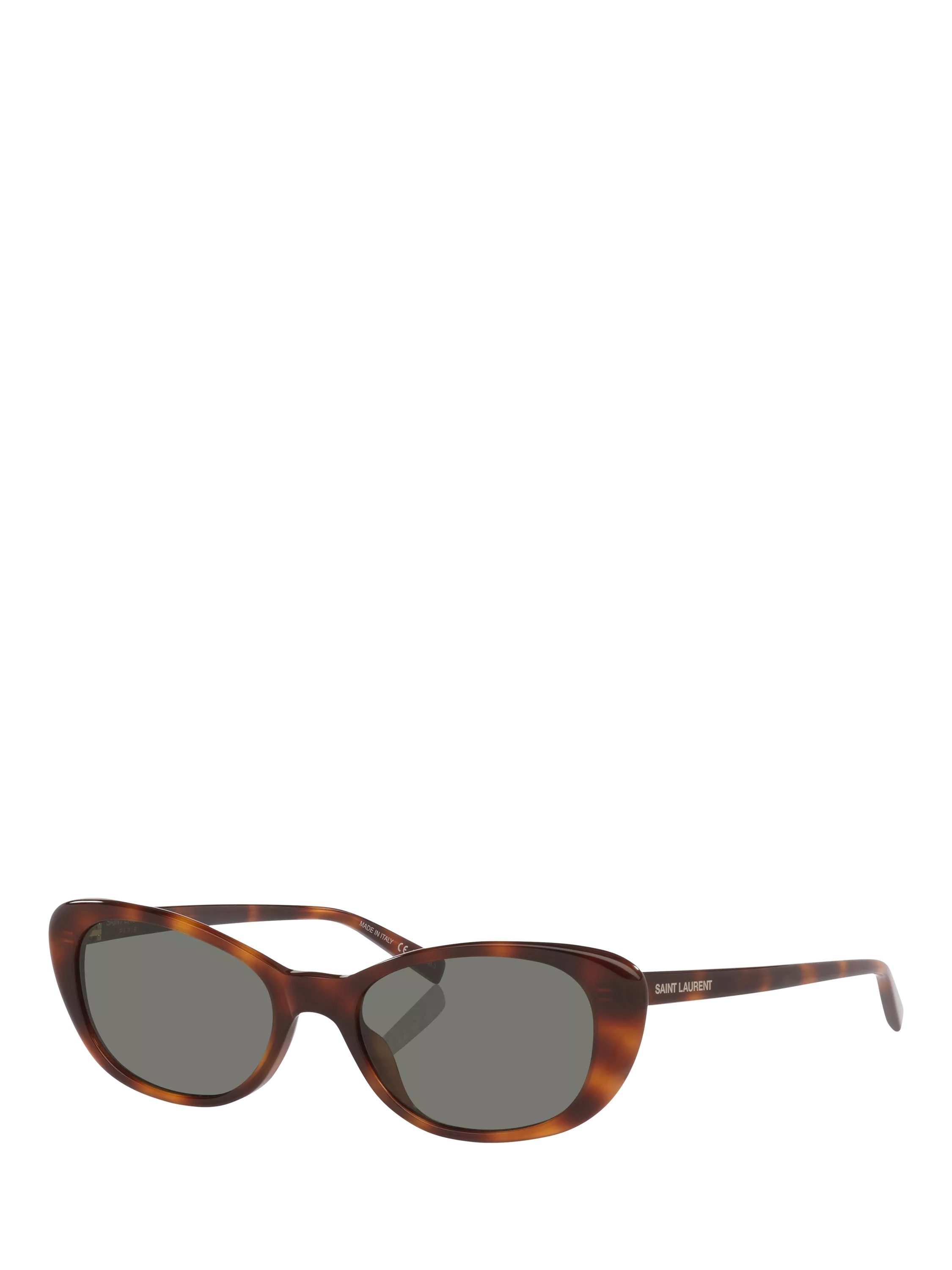 Yves Saint Laurent brown cat eye sunglasses, UK version