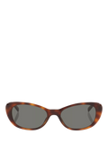 Yves Saint Laurent brown cat eye sunglasses, UK version