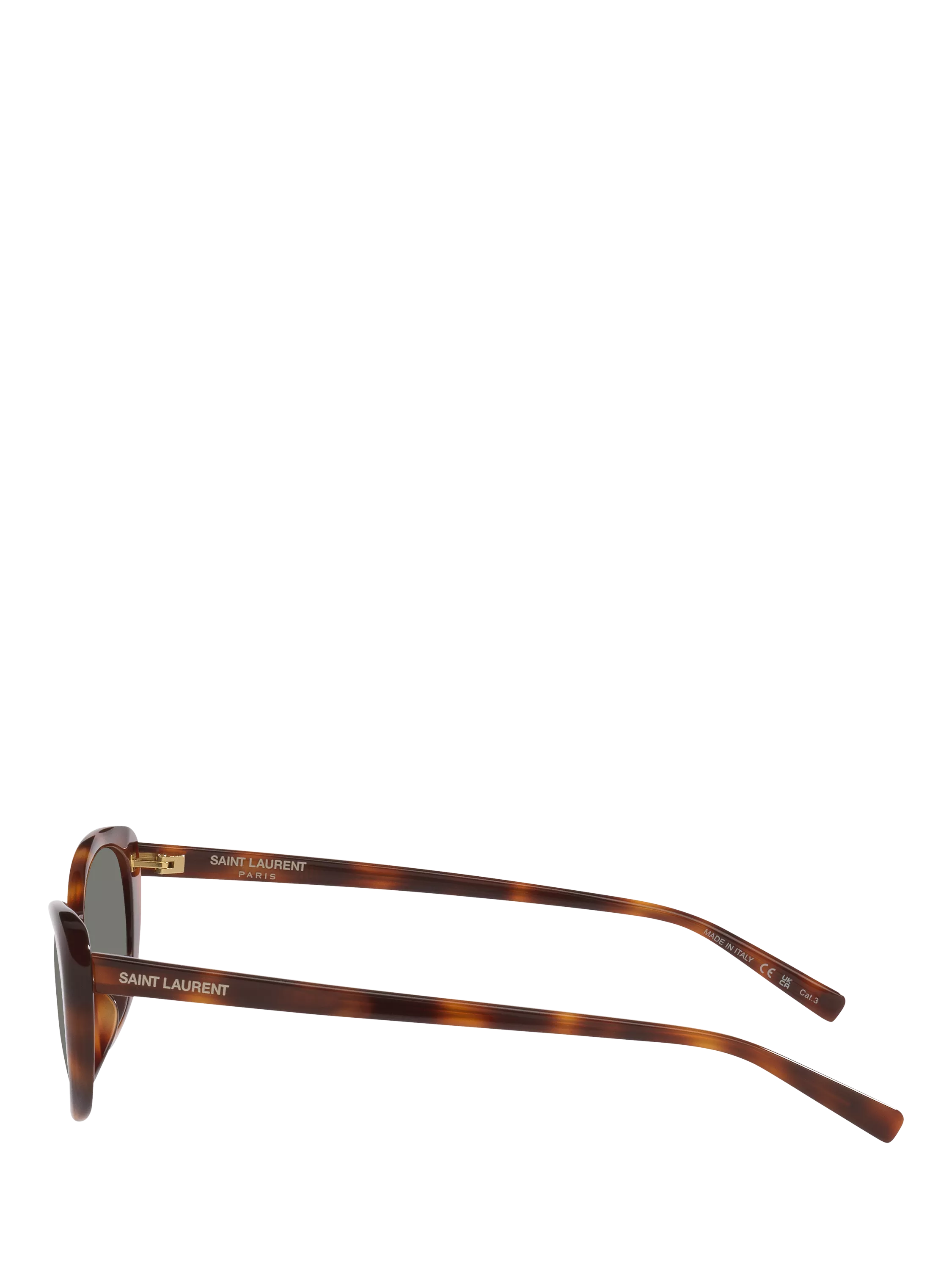 Yves Saint Laurent brown cat eye sunglasses, UK version