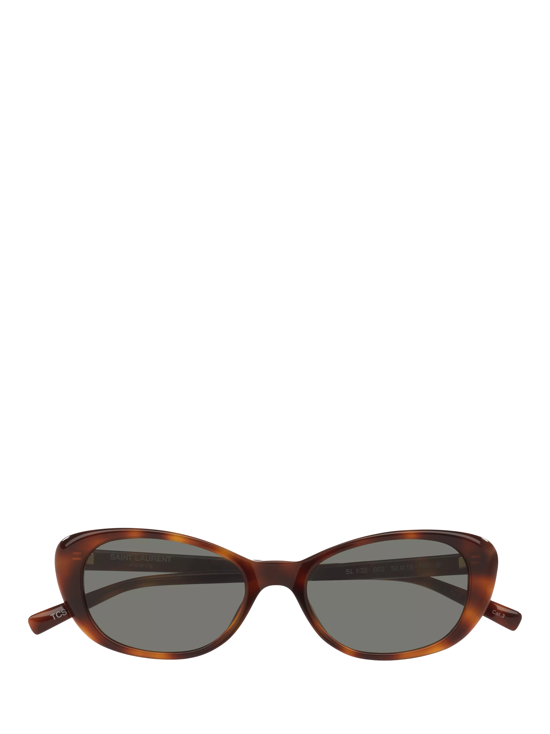 Yves Saint Laurent brown cat eye sunglasses, UK version