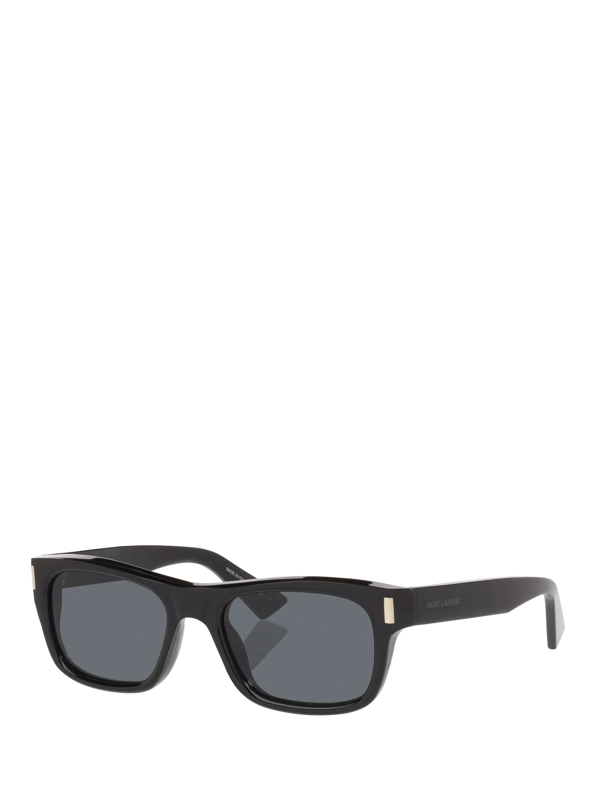 Yves Saint Laurent rectangular sunglasses in black and grey, UK version