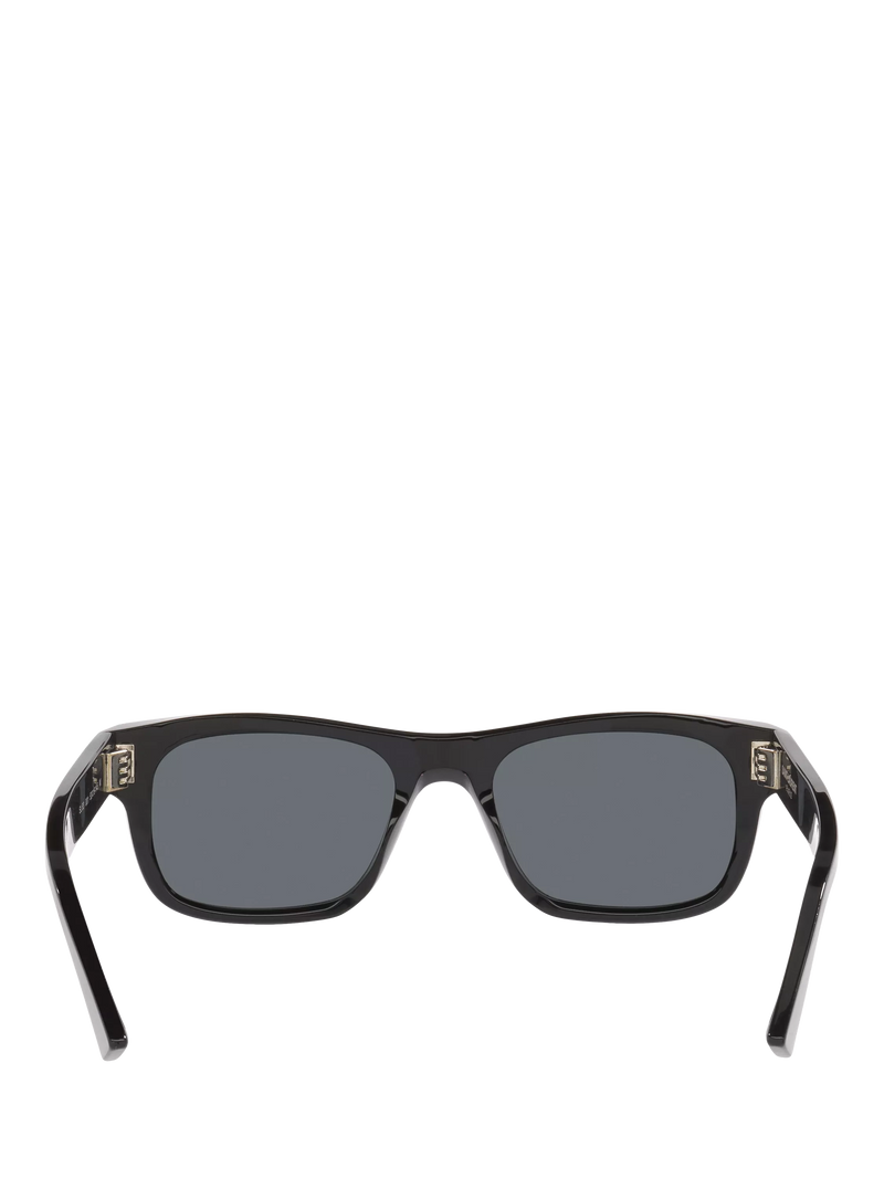 Yves Saint Laurent rectangular sunglasses in black and grey, UK version