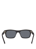 Yves Saint Laurent rectangular sunglasses in black and grey, UK version