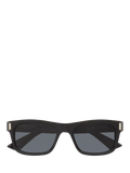 Yves Saint Laurent rectangular sunglasses in black and grey, UK version