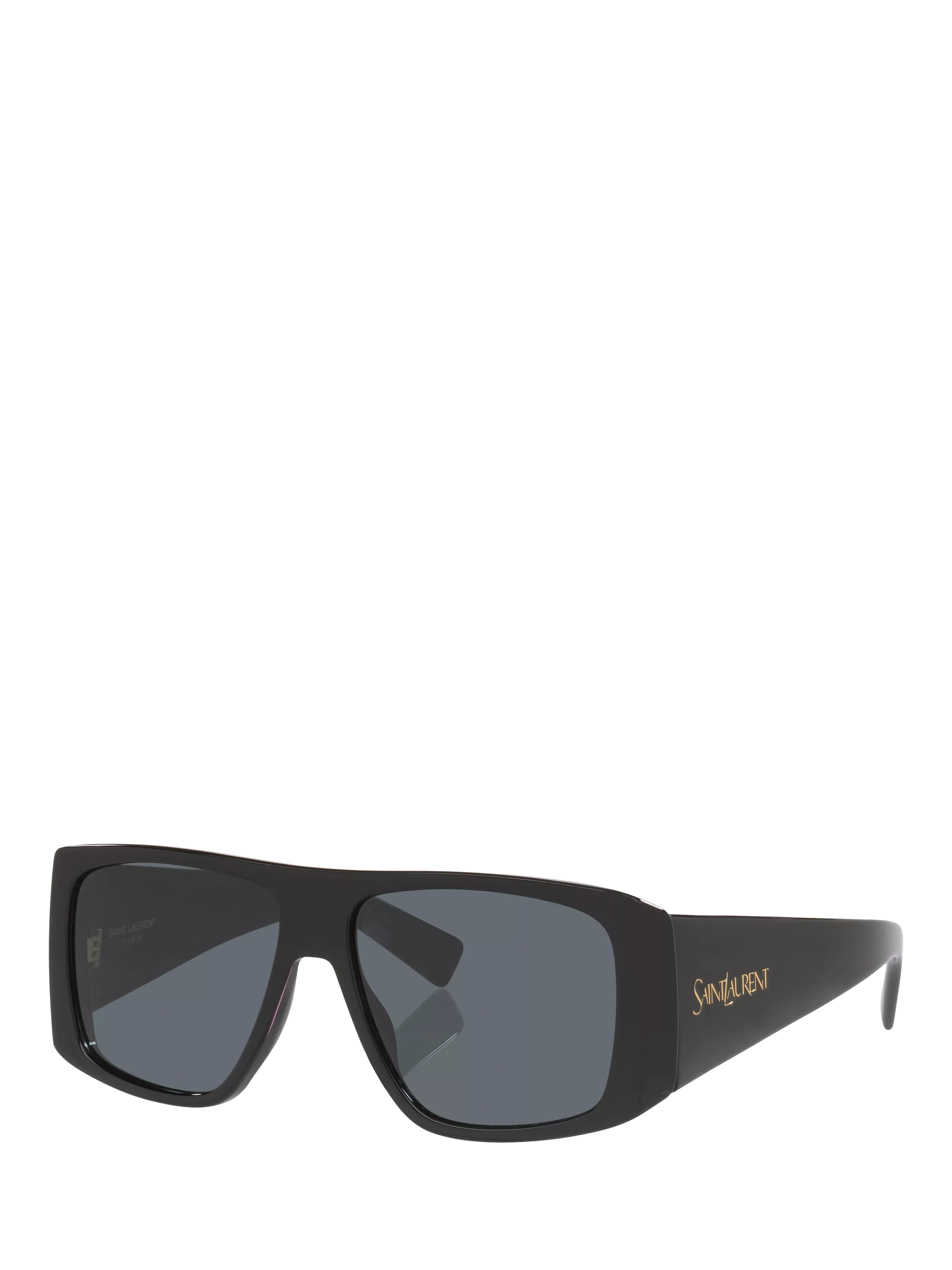 Yves Saint Laurent rectangular sunglasses black grey - British product