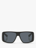 Yves Saint Laurent rectangular sunglasses black grey - British product