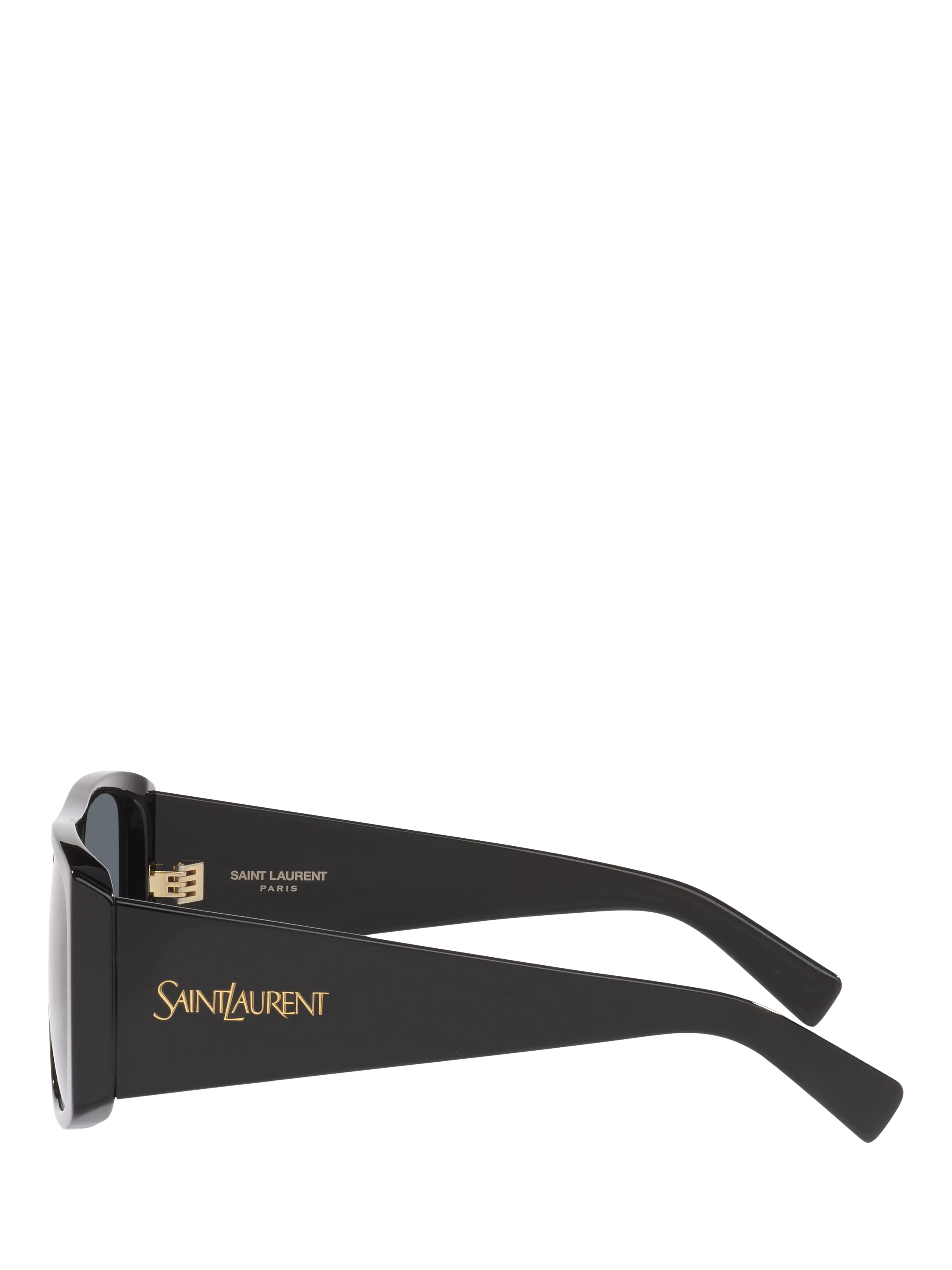 Yves Saint Laurent rectangular sunglasses black grey - British product