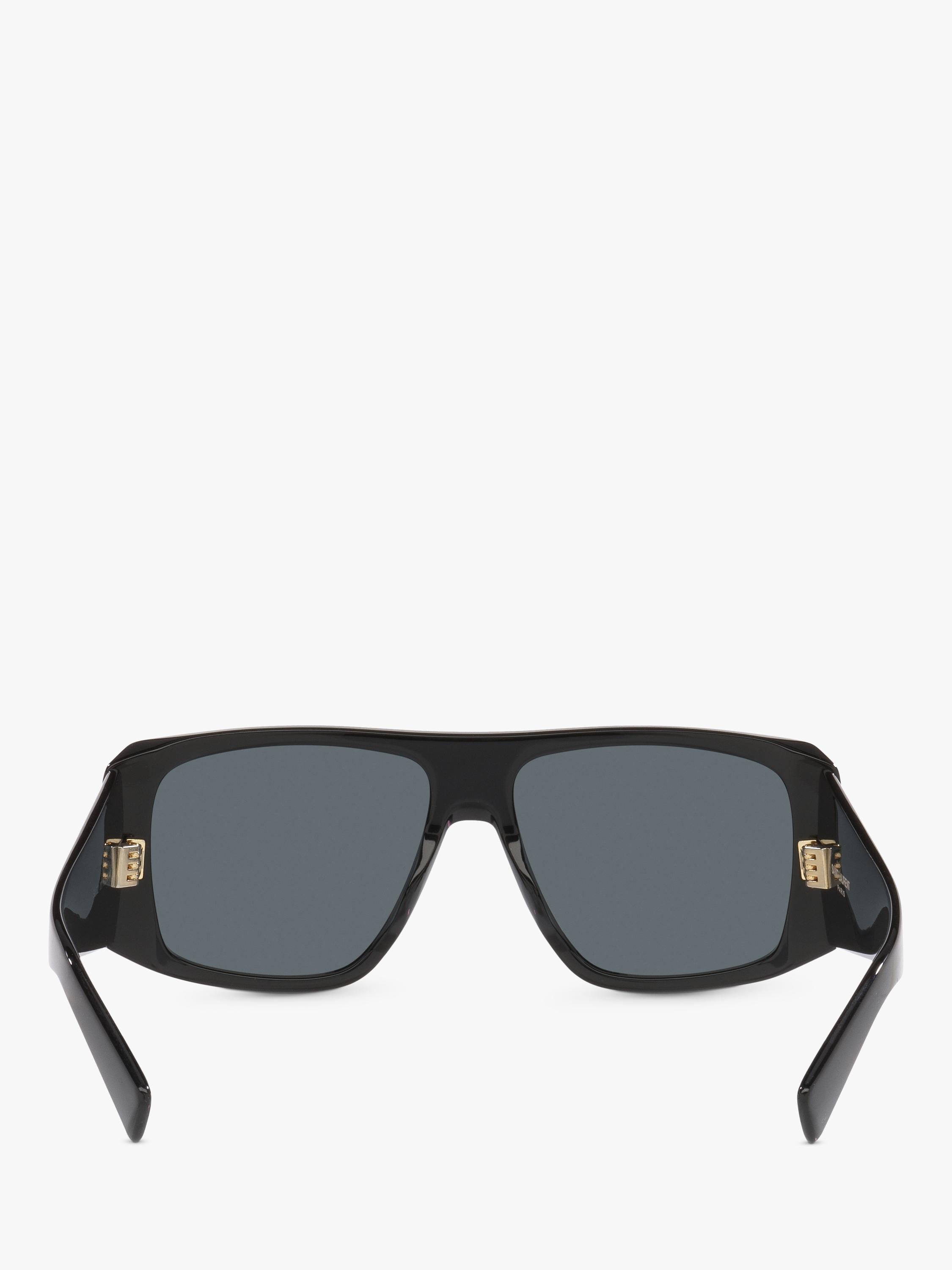 Yves Saint Laurent rectangular sunglasses black grey - British product