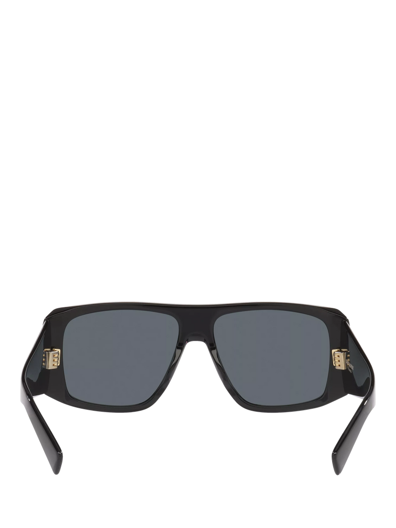 Yves Saint Laurent rectangular sunglasses black grey - British product