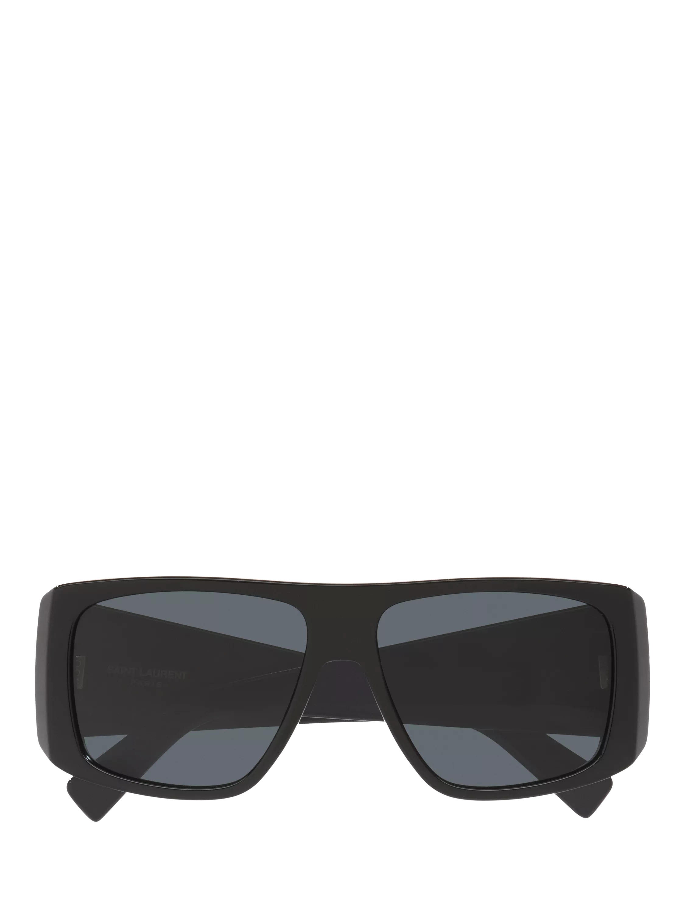 Yves Saint Laurent rectangular sunglasses black grey - British product