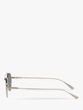 Yves Saint Laurent round sunglasses silver grey metal frame (British brand)