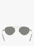 Yves Saint Laurent round sunglasses silver grey metal frame (British brand)