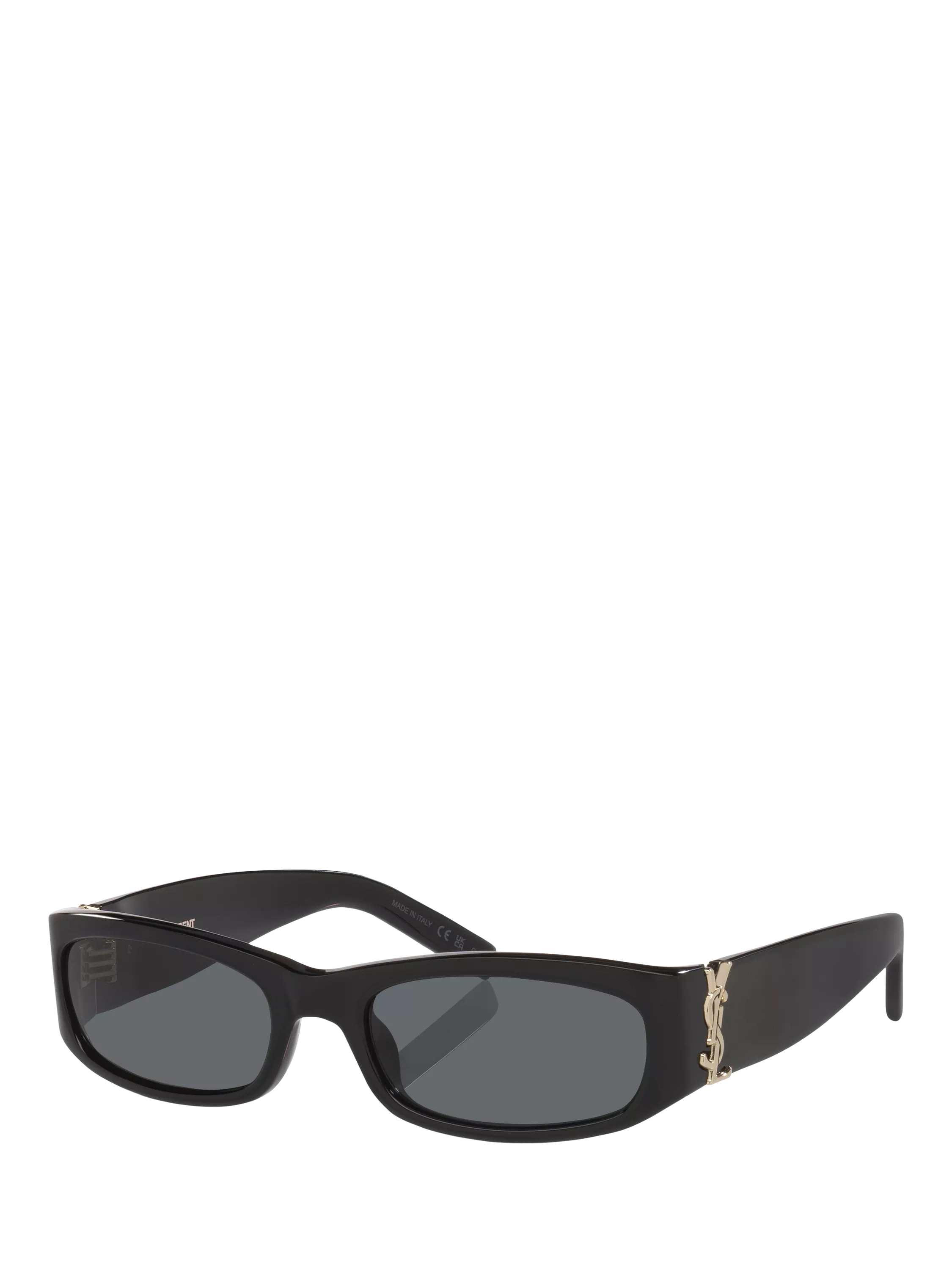 Yves Saint Laurent YS000914 Rectangular Sunglasses, Black