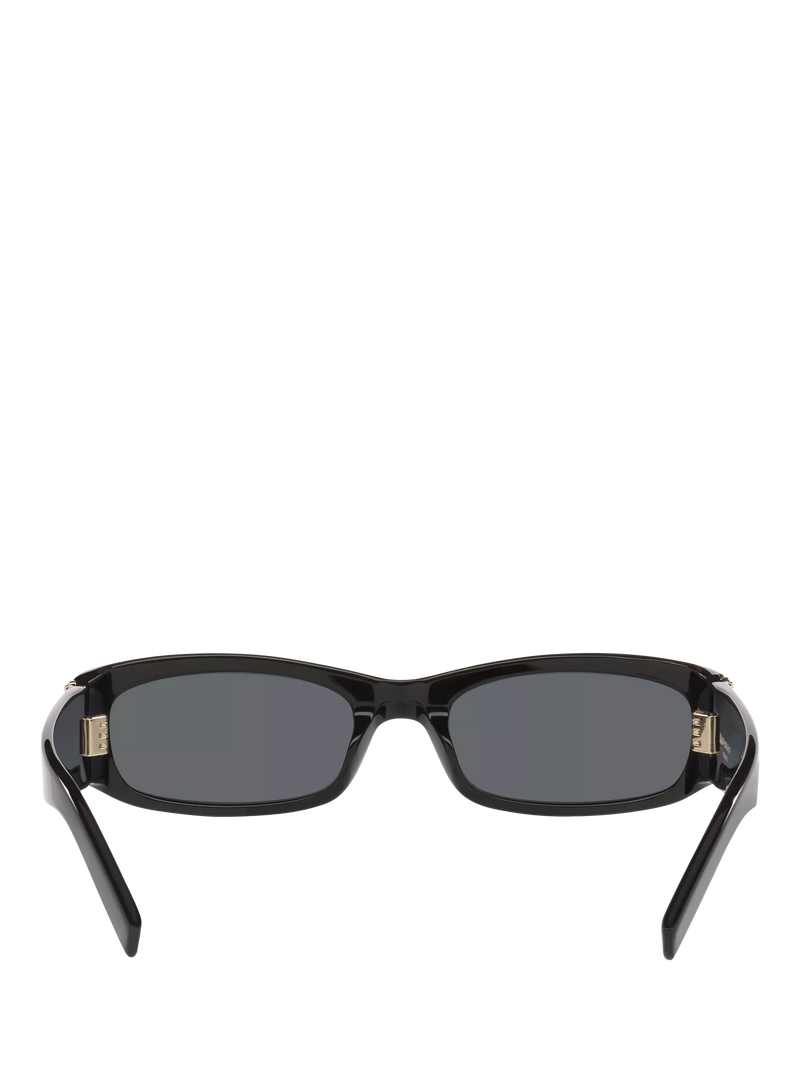 Yves Saint Laurent rectangular sunglasses black 55mm, UK version