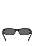 Yves Saint Laurent rectangular sunglasses black 55mm, UK version