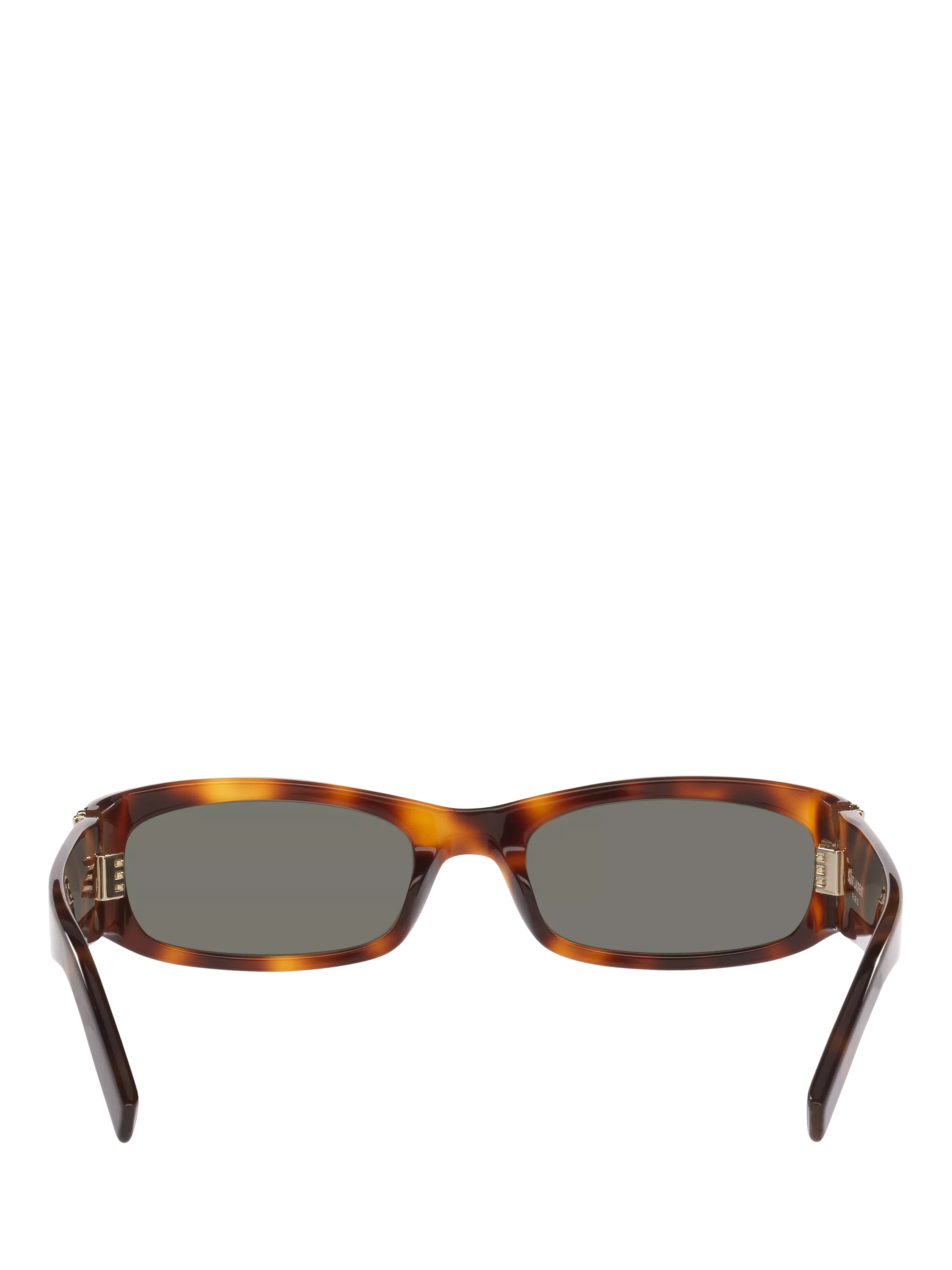 Yves Saint Laurent rectangular sunglasses brown frame 55mm, imported from the UK