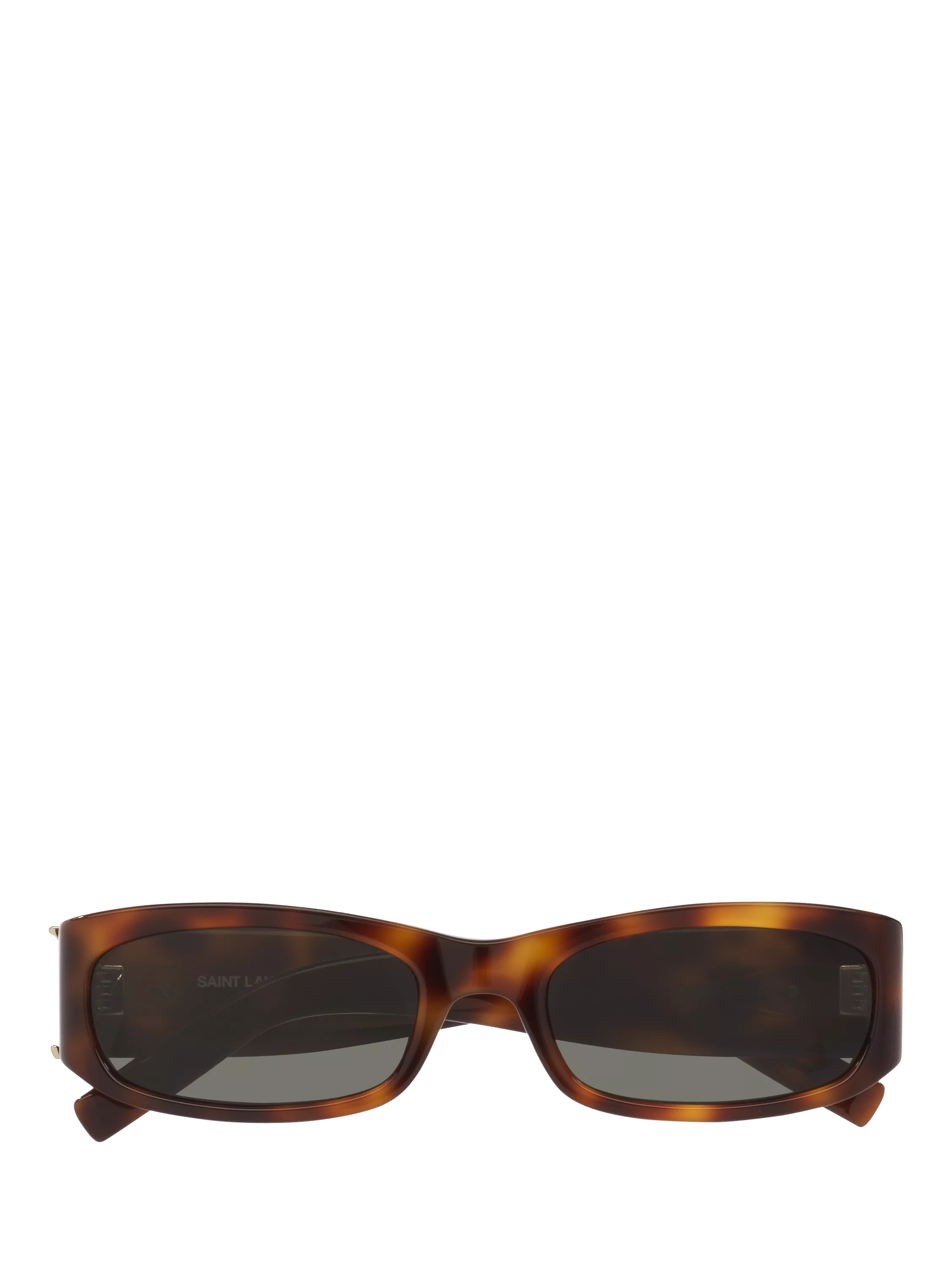 Yves Saint Laurent rectangular sunglasses brown frame 55mm, imported from the UK
