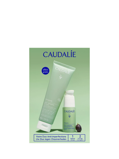 John Lewis Caudalie Vinopure Anti-Blemish Serum and Gel Skincare Gift Set- Buy online at McGrocer