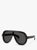 Moncler oval sunglasses white 130mm (British brand)