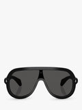 Moncler oval sunglasses white 130mm (British brand)