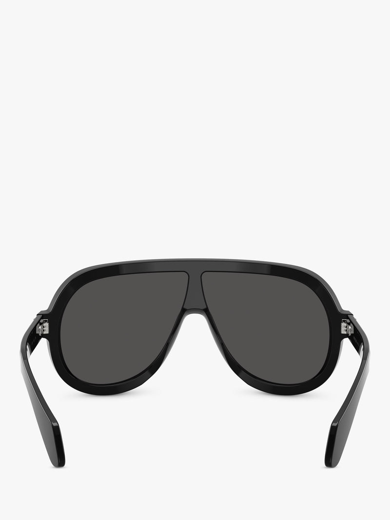 Moncler oval sunglasses white 130mm (British brand)