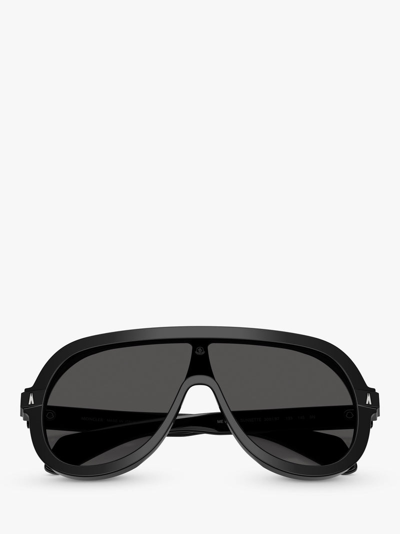 Moncler oval sunglasses white 130mm (British brand)