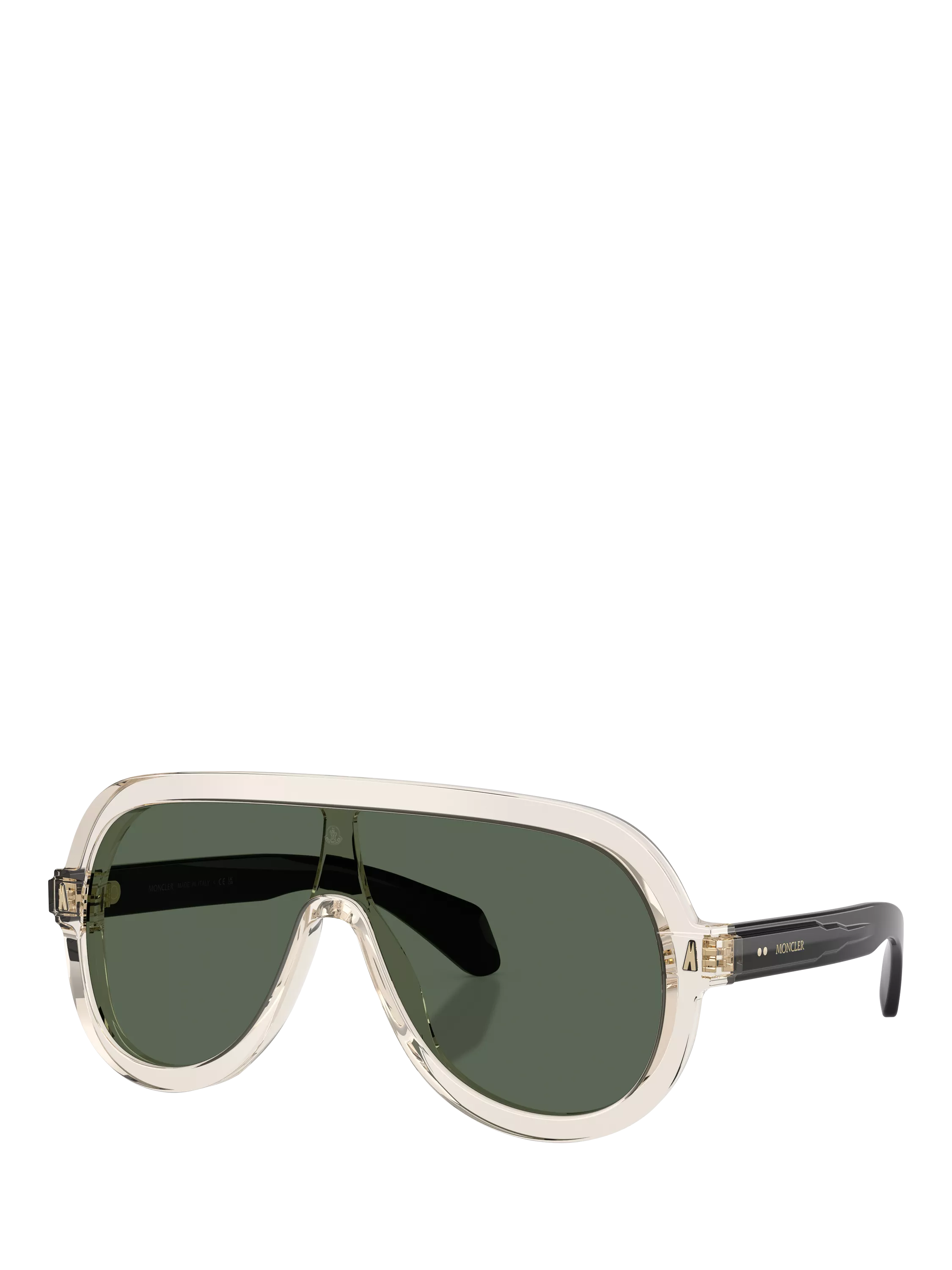 Moncler oval sunglasses white 130mm (British brand)