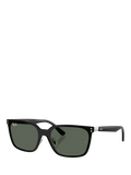 Ray-Ban RB3784D square sunglasses black metal frame (British brand)