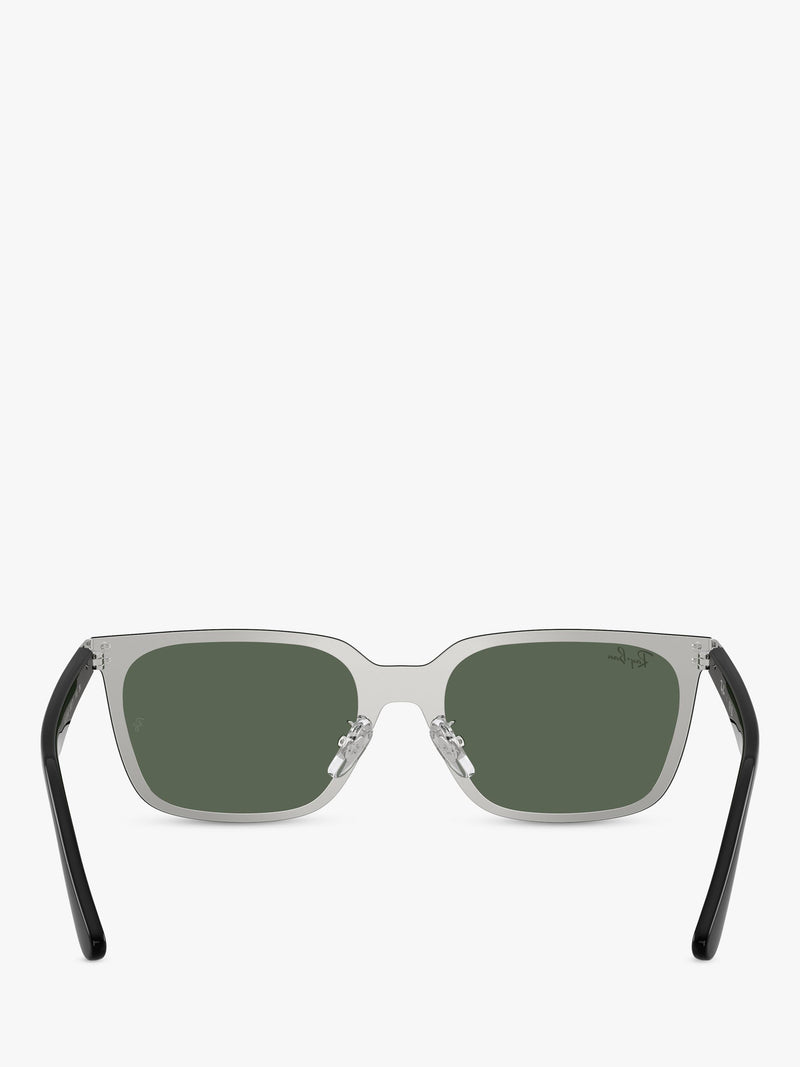 Ray-Ban RB3784D square sunglasses black metal frame (British brand)