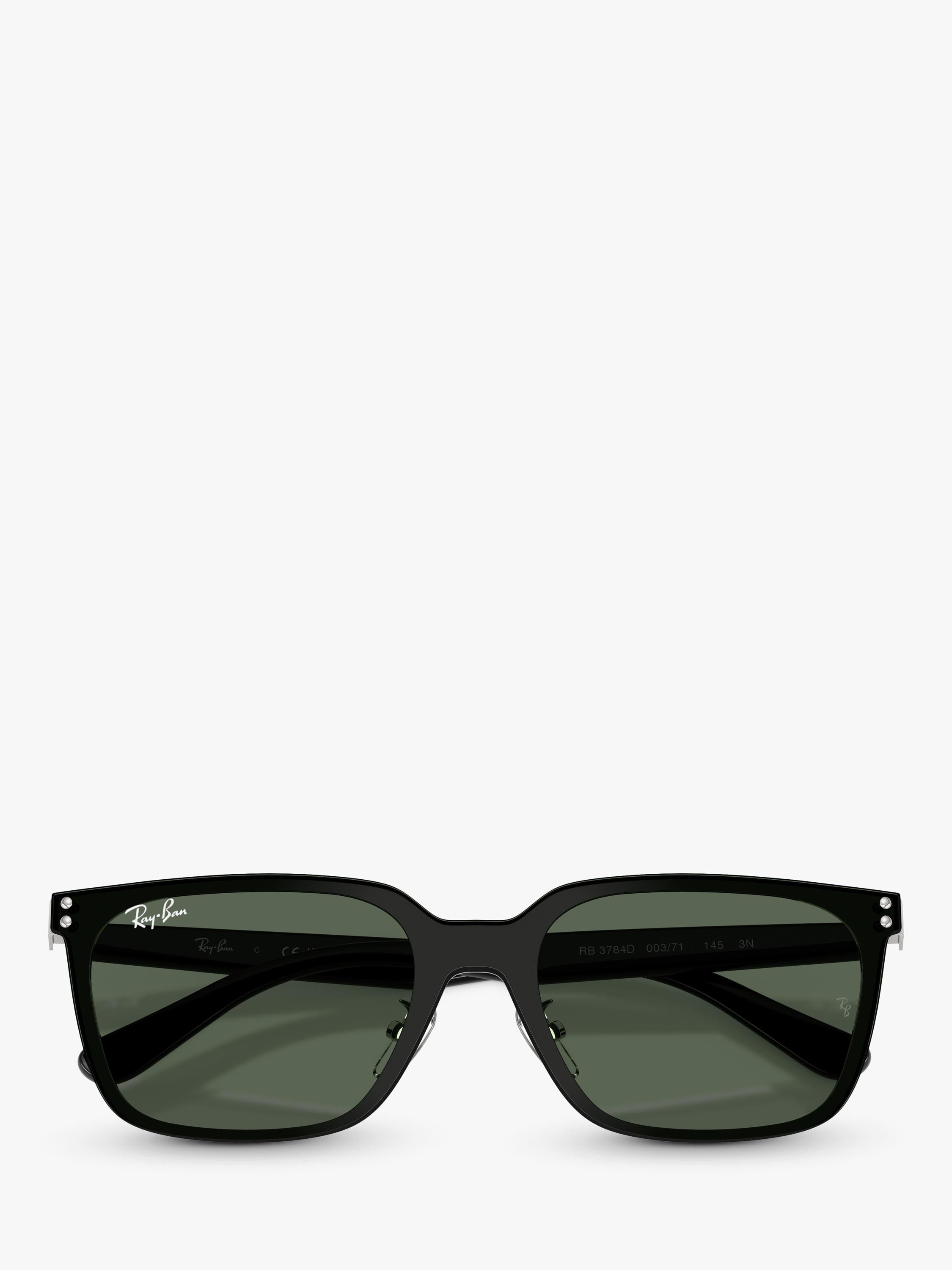Ray-Ban RB3784D square sunglasses black metal frame (British brand)