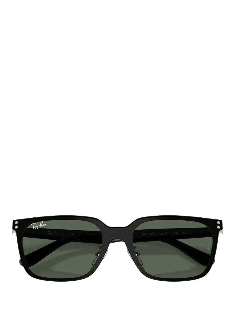 Ray-Ban RB3784D square sunglasses black metal frame (British brand)