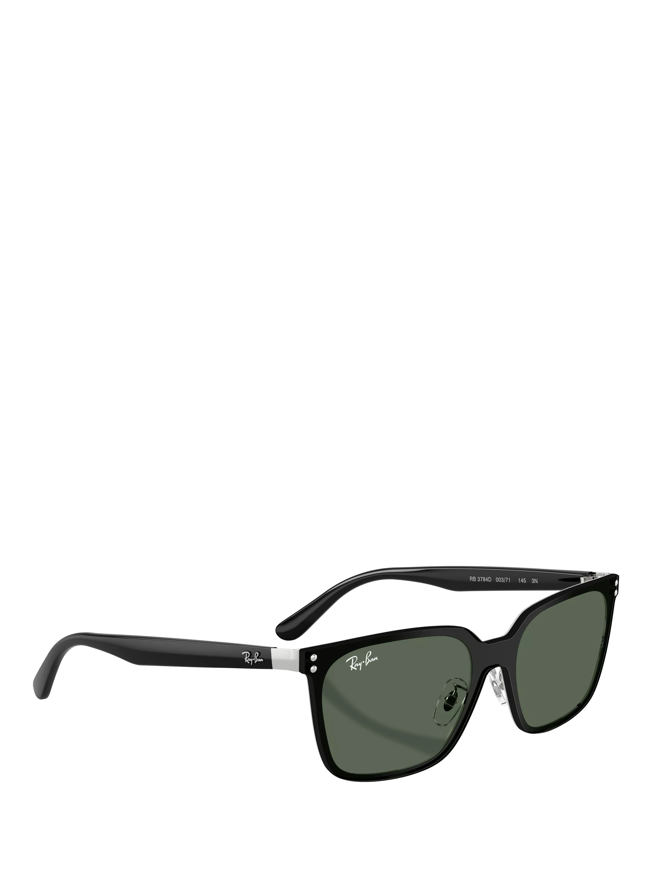 Ray-Ban RB3784D square sunglasses black metal frame (British brand)
