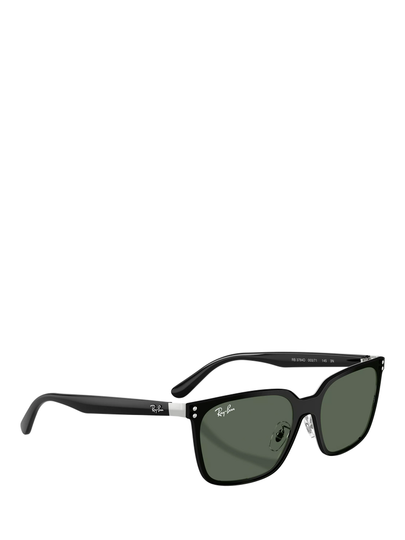Ray-Ban RB3784D square sunglasses black metal frame (British brand)