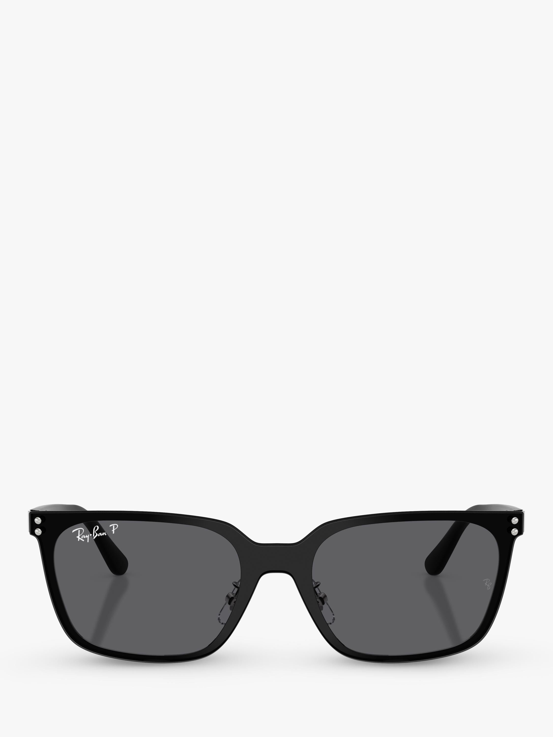 Ray-Ban black square polarised sunglasses 45mm, imported from the UK