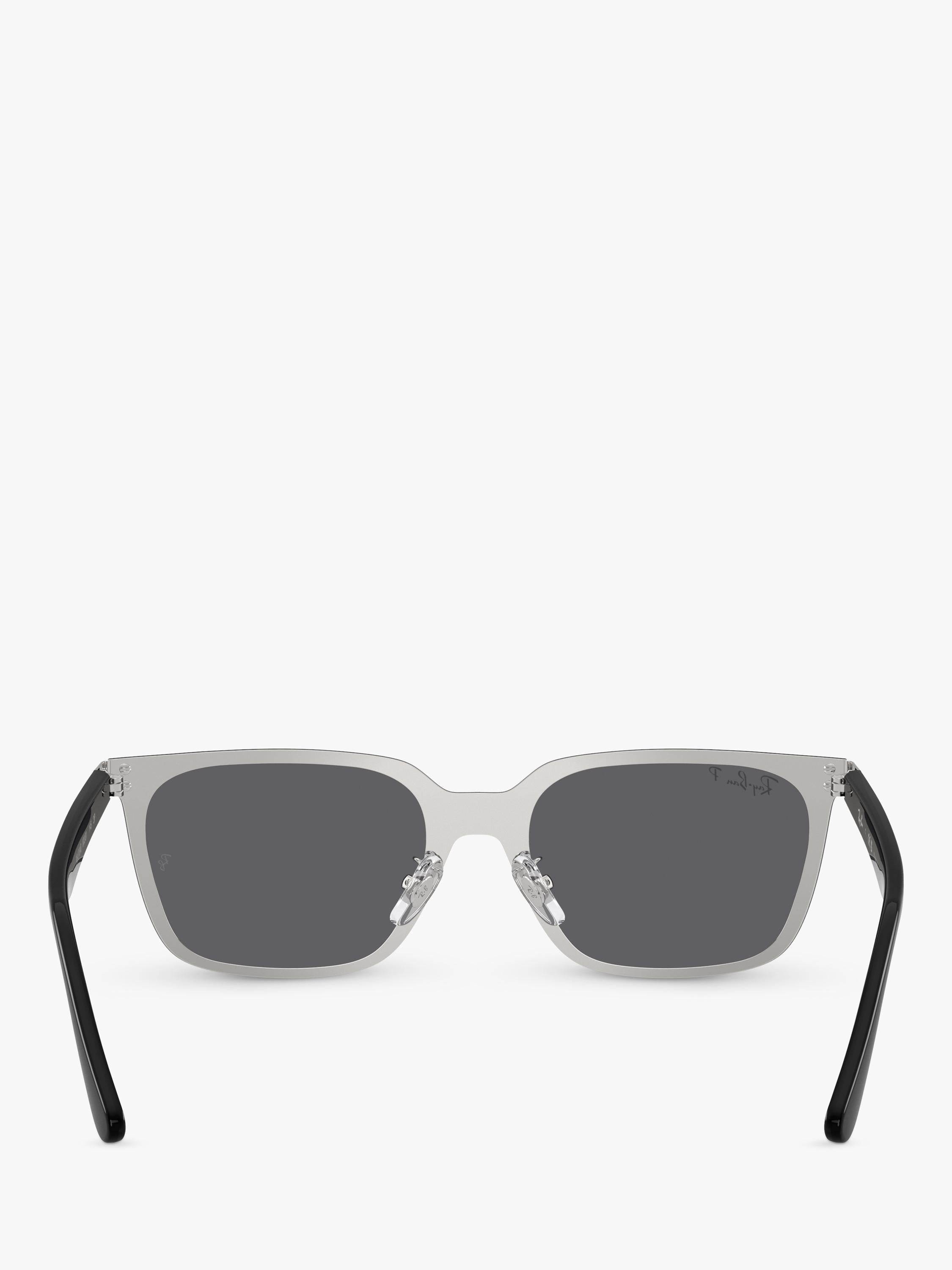 Ray-Ban black square polarised sunglasses 45mm, imported from the UK