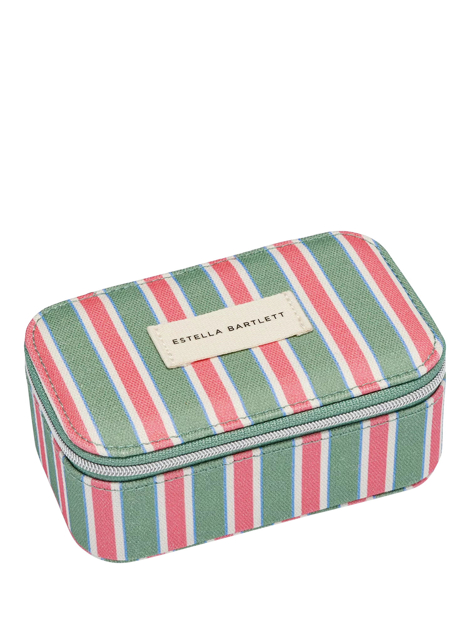 Estella Bartlett mini jewellery box green stripe - British product