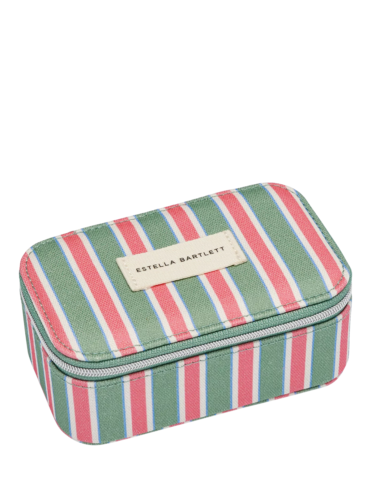 Estella Bartlett mini jewellery box green stripe - British product