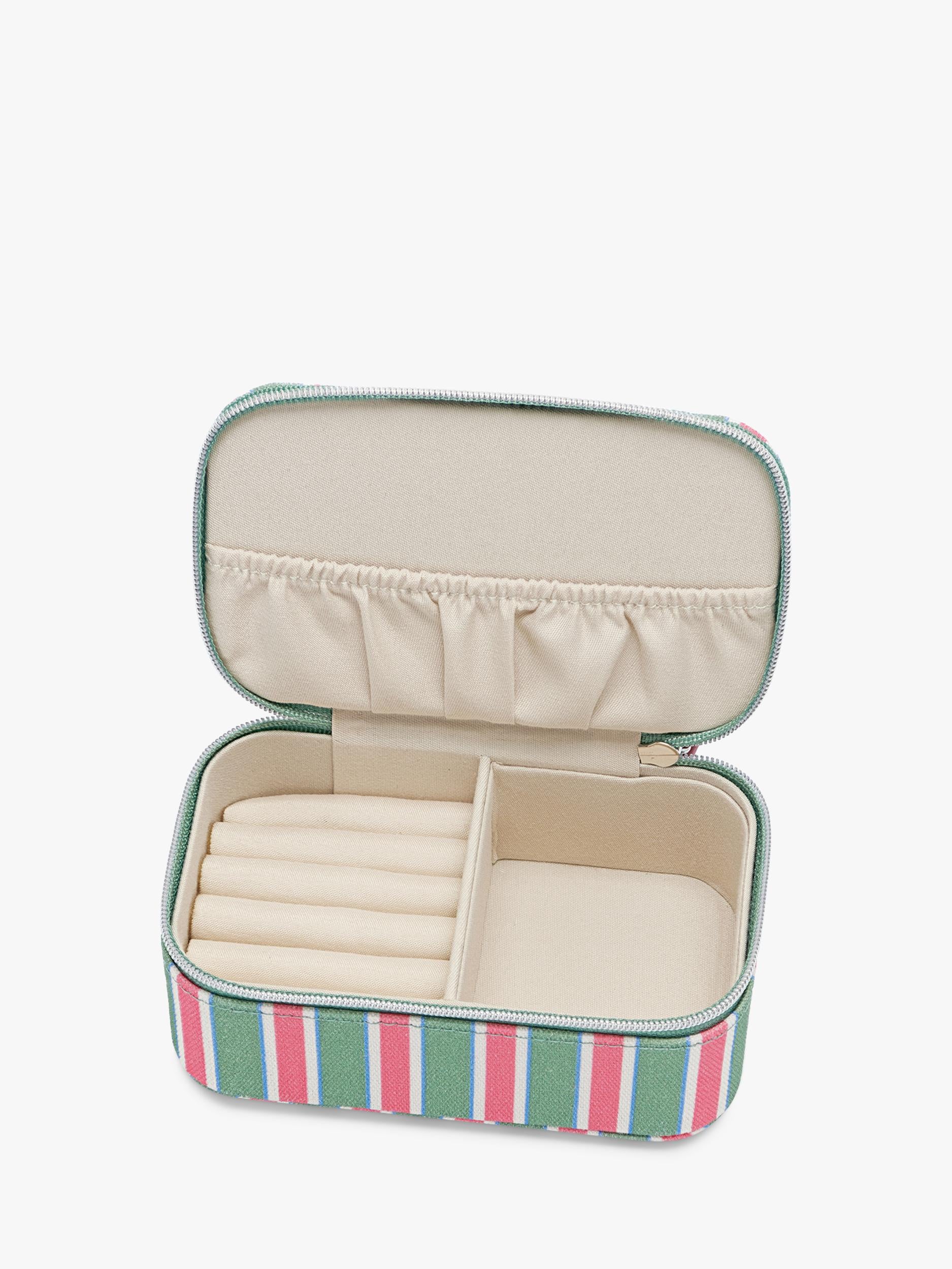 Estella Bartlett mini jewellery box green stripe - British product