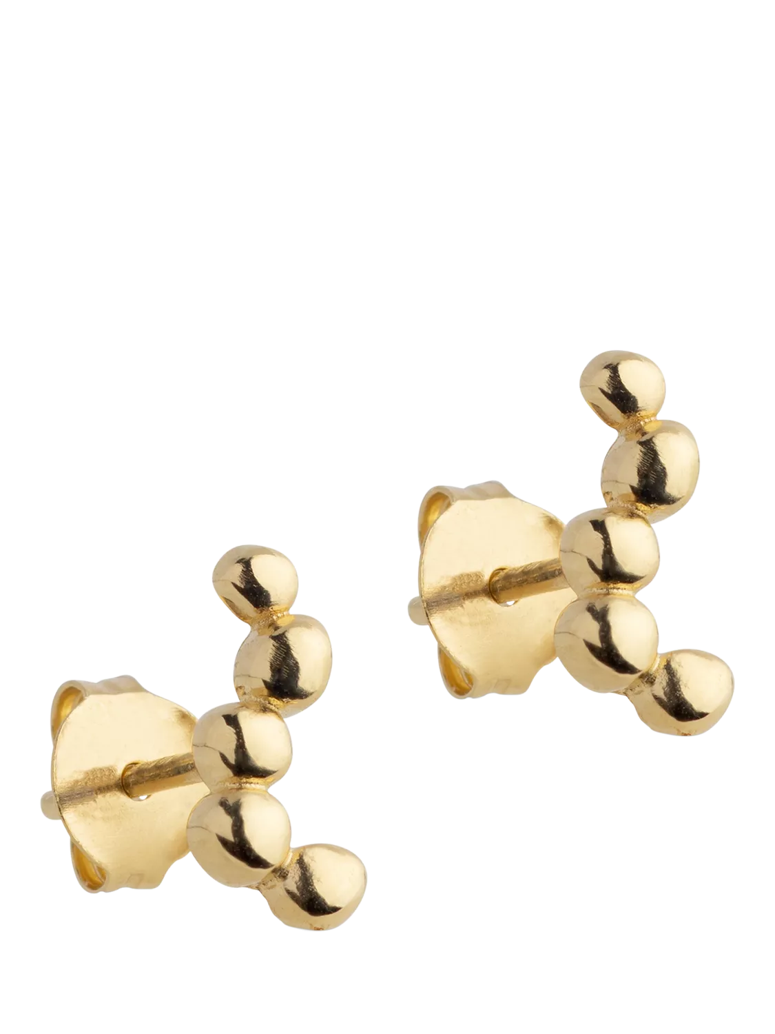 ENAMEL Copenhagen Nara long earrings yellow gold - British product