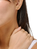 ENAMEL Copenhagen Nara long earrings yellow gold - British product