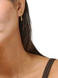 ENAMEL Copenhagen Nara long earrings yellow gold - British product