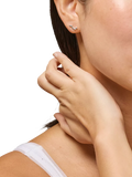ENAMEL Copenhagen Nara Long Stud Earrings sterling silver, UK version