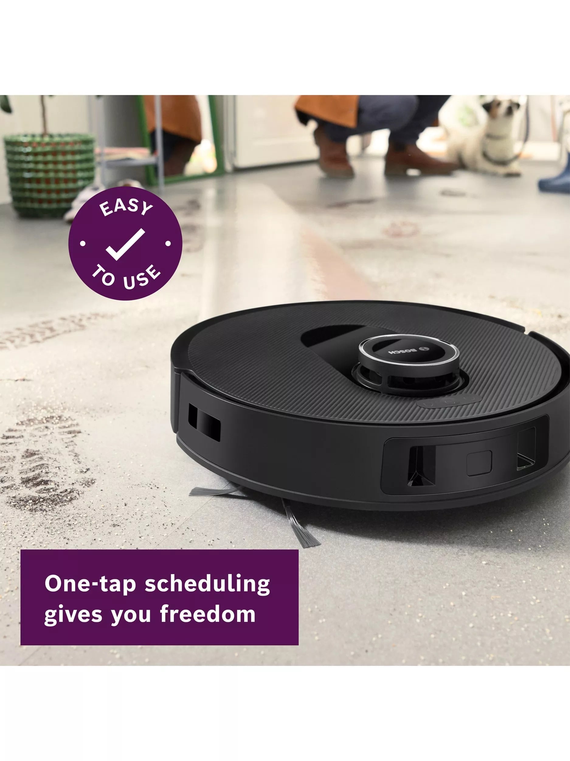 Bosch BCRDW3B robot vacuum cleaner (British brand)