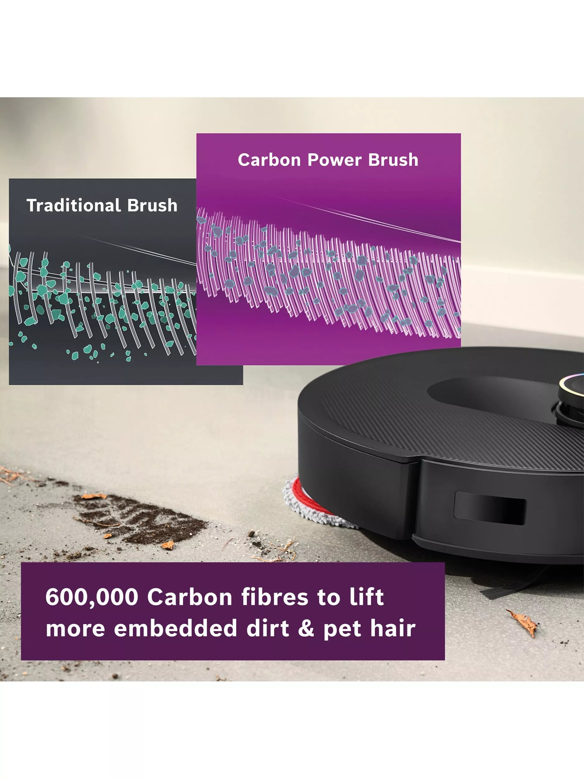 Bosch Spotless Max Cam wet dry robot vacuum cleaner, imported from the UK