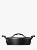 Le Creuset BBQ shallow casserole Matt Black 28cm, imported from the UK